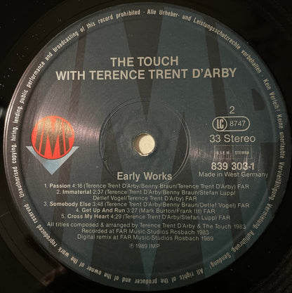 The Touch With Terence Trent D'Arby : Early Works (LP, Album)