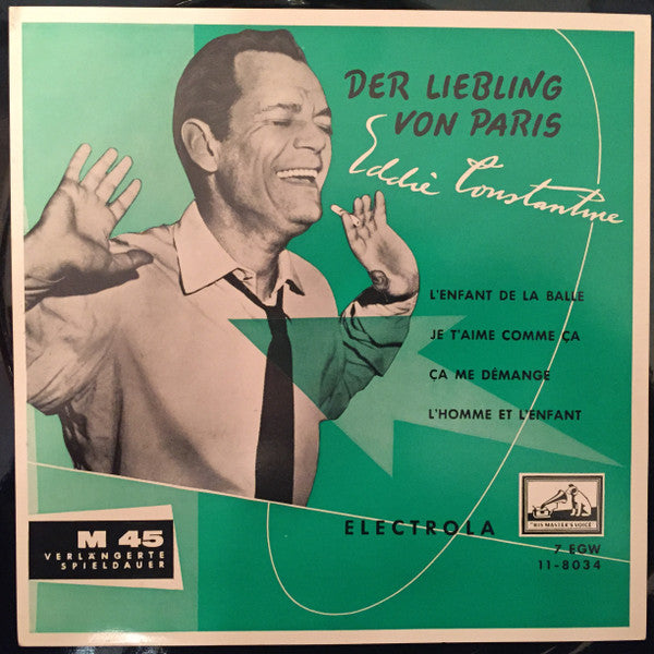 Eddie Constantine : Der Liebling Von Paris (7", EP, Mono)