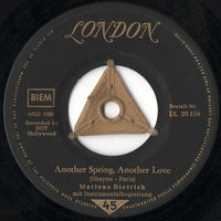 Marlene Dietrich : Another Spring, Another Love (7", Single, Mono)