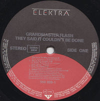 Grandmaster Flash : They Said It Couldn't Be Done (LP, Album)