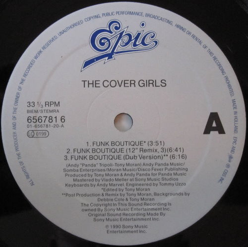 The Cover Girls : Funk Boutique (12")