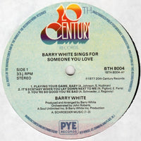 Barry White : Barry White Sings For Someone You Love (LP, Album, Gat)