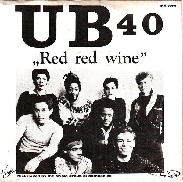 UB40 : Red Red Wine (7", Single)
