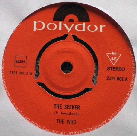 The Who : The Seeker (7", Single)