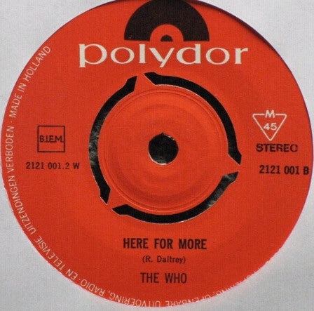 The Who : The Seeker (7", Single)