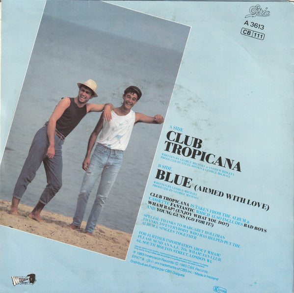 Wham! : Club Tropicana (7", Single)