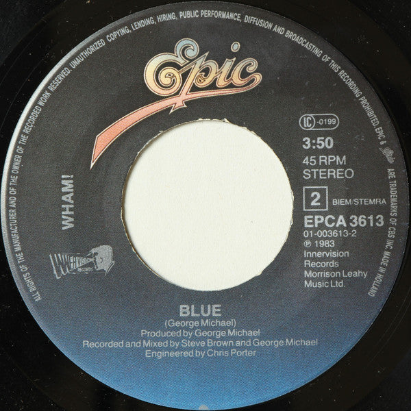 Wham! : Club Tropicana (7", Single)