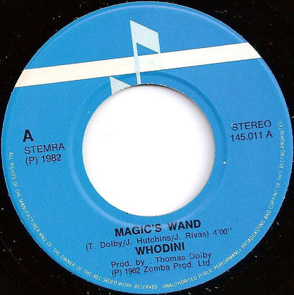 Whodini : Magic's Wand (7", Single)