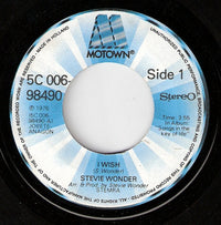 Stevie Wonder : I Wish (7", Single)