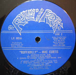 Mac Curtis : Ruffabilly (LP, Album)