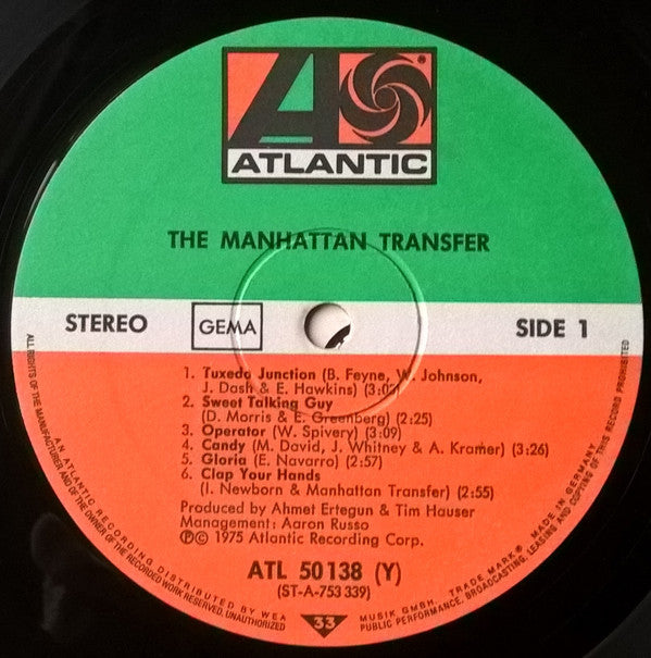 The Manhattan Transfer : The Manhattan Transfer (LP, Album)