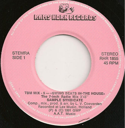 Sample Syndicate : TBM Mix 5 (Swing Beats In The House!) (7", Single)
