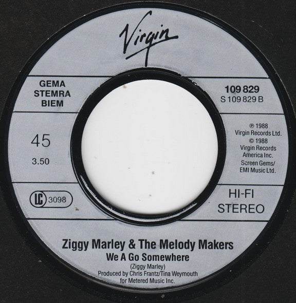 Ziggy Marley And The Melody Makers : Tomorrow People (7", Single)
