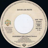 David Lee Roth : California Girls (7", Single)