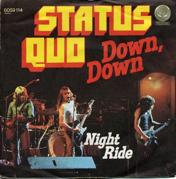 Status Quo : Down, Down (7", Single, RE)