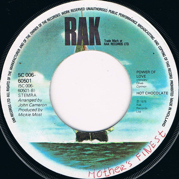 Hot Chocolate : Every 1's A Winner (7", Single, RP)