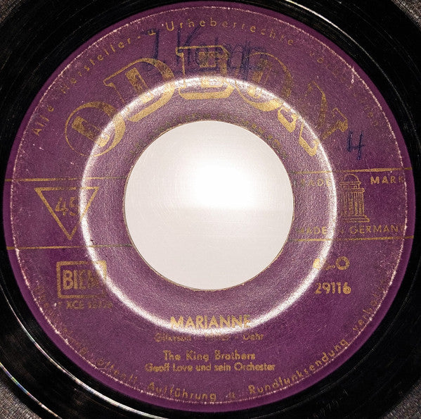 The King Brothers : Marianne / Little By Little (7")