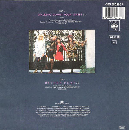 Bangles : Walking Down Your Street (7", Single)