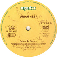 Uriah Heep : Return To Fantasy (LP, Album, RE)