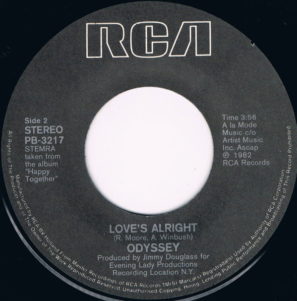 Odyssey (2) : Inside Out (7", Single)