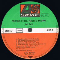 Crosby, Stills, Nash & Young : So Far (LP, Comp, RE)
