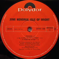 Jimi Hendrix : Isle Of Wight (LP, Album)