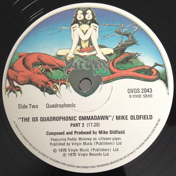 Mike Oldfield : Ommadawn (The QS Quadrophonic Ommadawn) (LP, Album, Quad)