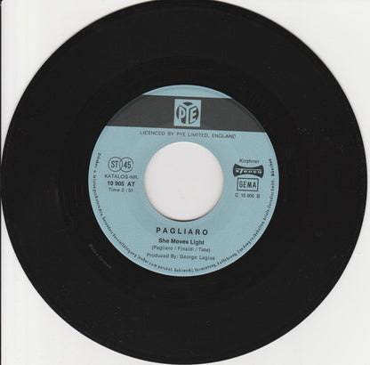 Michel Pagliaro : Lovin' You Ain't Easy / She Moves Light (7", Single)