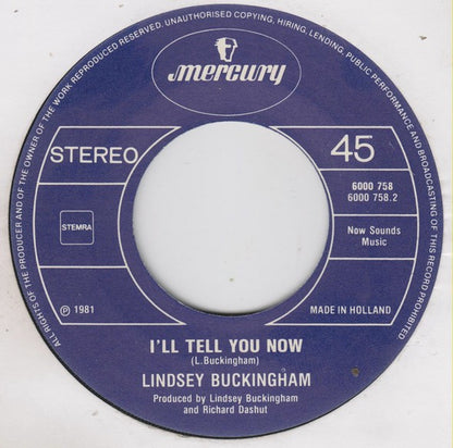 Lindsey Buckingham : Trouble (7", Single)