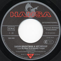 Sarah Brightman & Hot Gossip : I Lost My Heart To A Starship Trooper (7", Single)