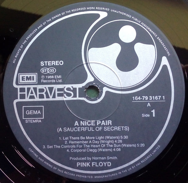 Pink Floyd : A Nice Pair (2xLP, Comp, RE, Gat)