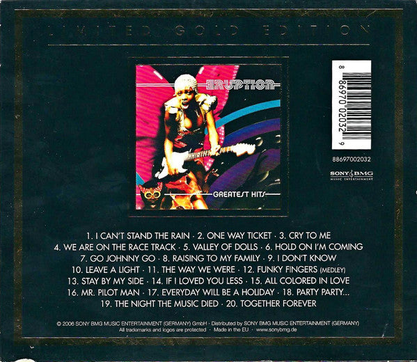 Eruption (4) : Greatest Hits (CD, Comp, Ltd)