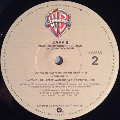 Zapp : Zapp II (LP, Album, Jac)