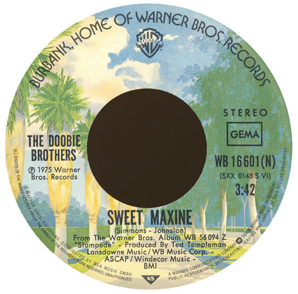The Doobie Brothers : Sweet Maxine  (7", Single)