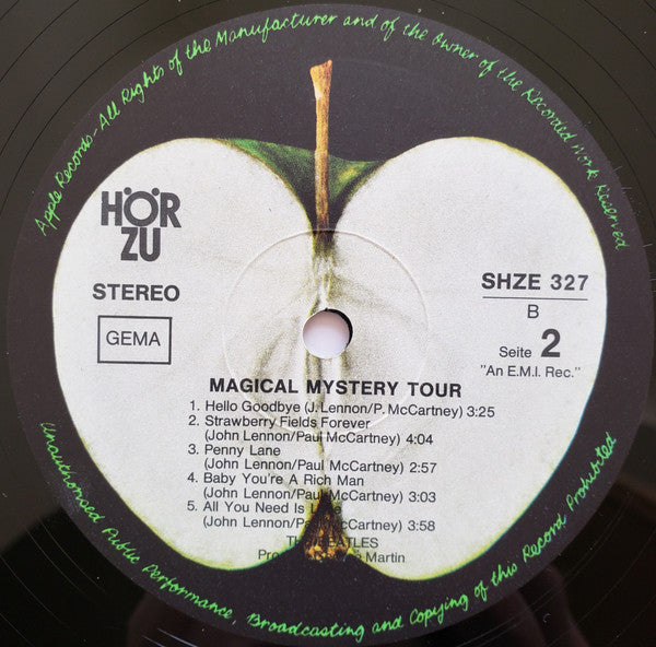 The Beatles : Magical Mystery Tour Plus Other Songs (LP, Album, RE, RP, Tru)