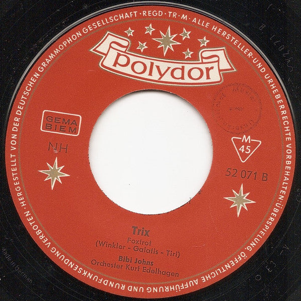 Bibi Johns : Komm Gut Heim / Trix (7", Single, Mono)