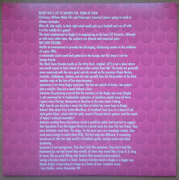 Spacemen 3 : For All The Fucked-Up Children Of This World We Give You Spacemen 3 (First Ever Recording Session, 1984) (LP, Album, RSD, Ltd, RE, Mil)