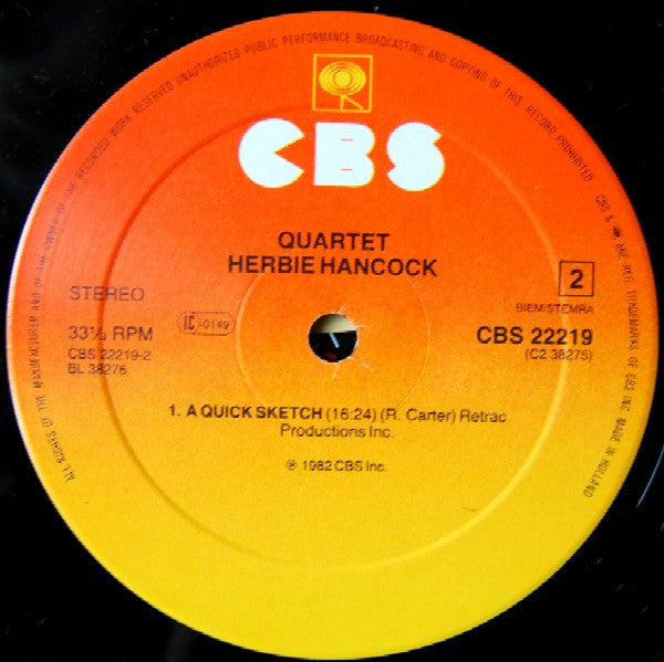 Herbie Hancock : Quartet (2xLP, Album)