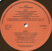 Yardbirds* : Five Live Yardbirds (LP, Album, Mono, RE)