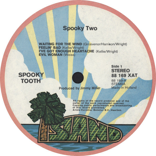Spooky Tooth : Spooky Two (LP, Album, RE, Gat)