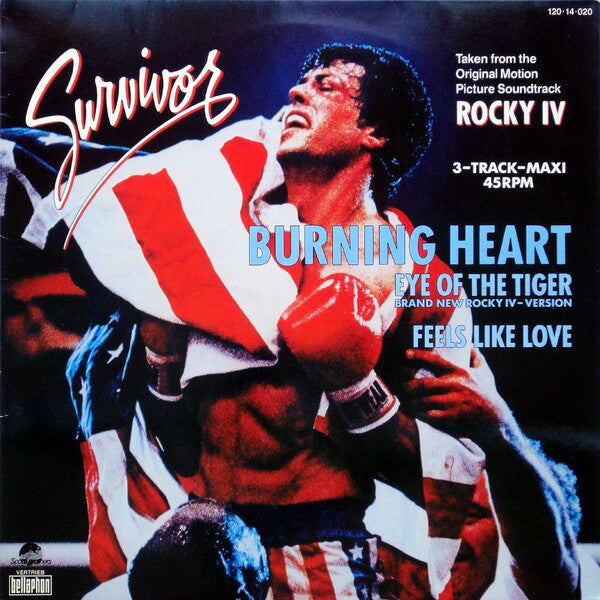 Survivor : Burning Heart (12", Maxi)