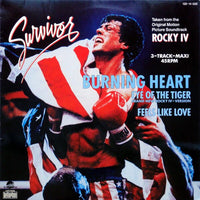Survivor : Burning Heart (12", Maxi)