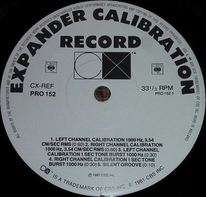 No Artist : Expander Calibration Record (7")