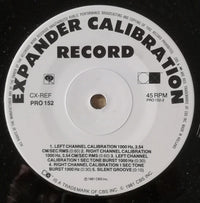 No Artist : Expander Calibration Record (7")