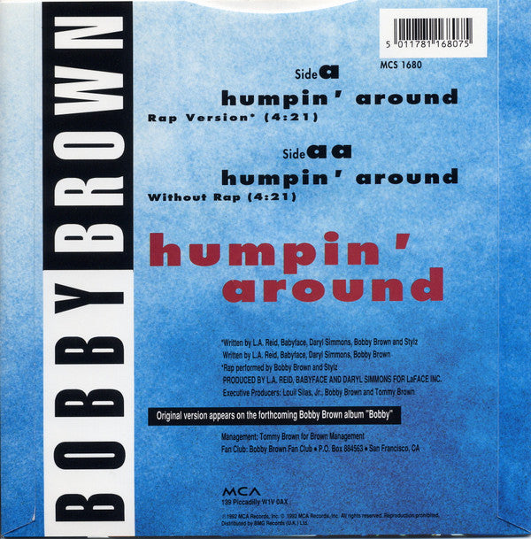 Bobby Brown : Humpin' Around (7", Single)