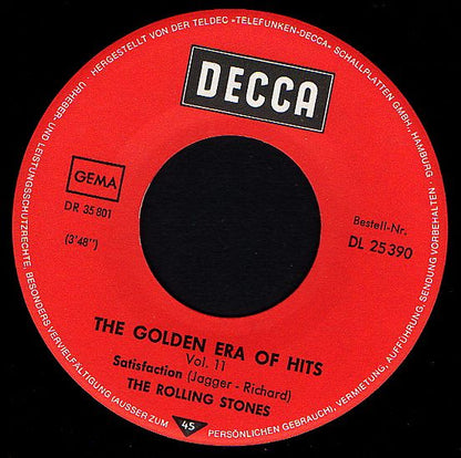 The Rolling Stones : Satisfaction (7", Single)