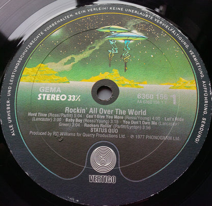 Status Quo : Rockin' All Over The World (LP, Album)