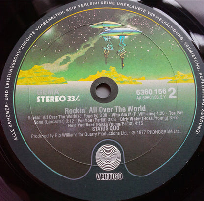 Status Quo : Rockin' All Over The World (LP, Album)