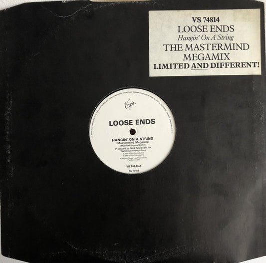 Loose Ends : Hangin' On A String (The Mastermind Megamix) (12", Ltd)