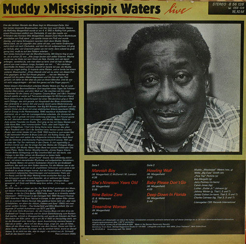 Muddy "Mississippi" Waters* : Live (LP, Album, RE, Sma)